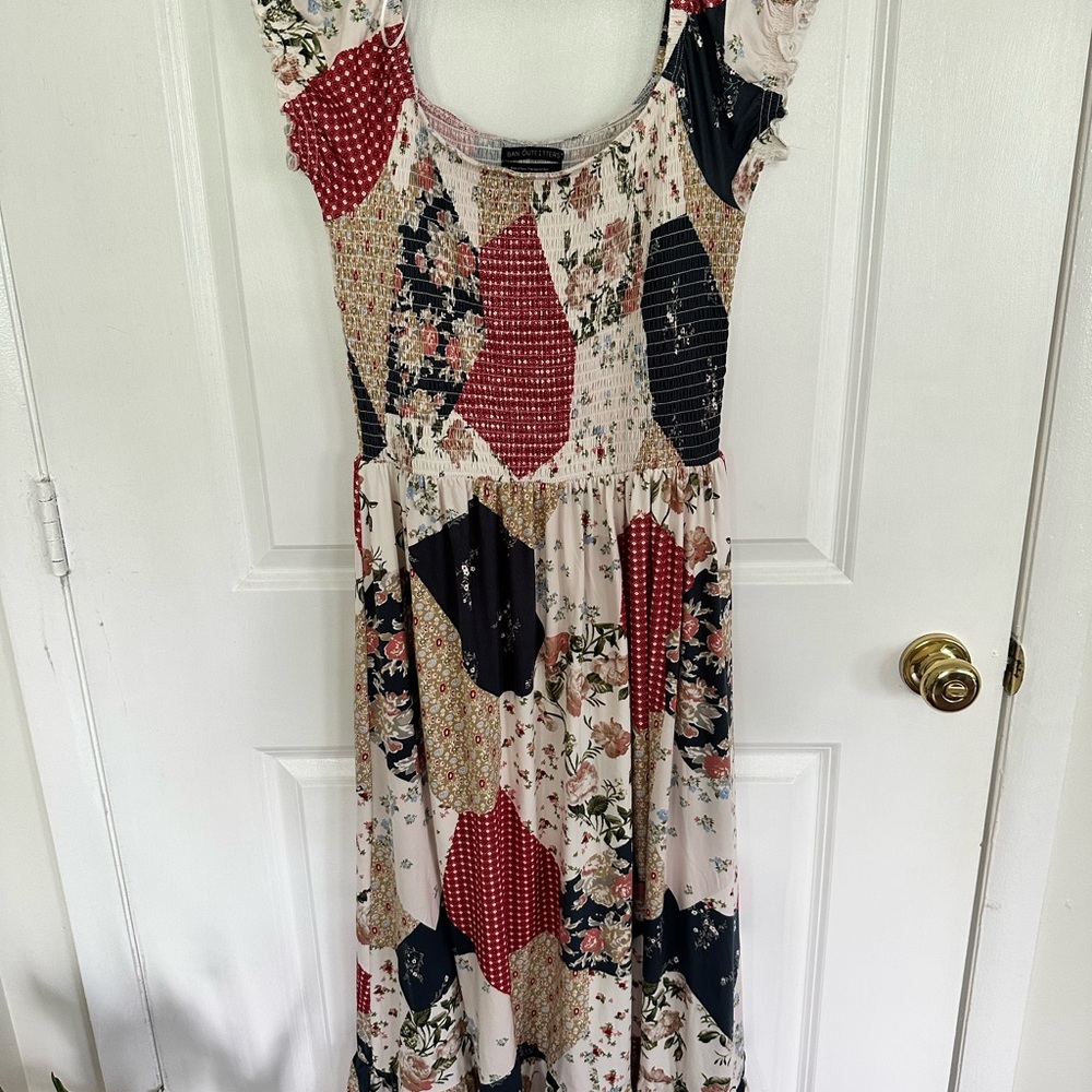 Urban Outfitters patchwork midi